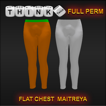 Second Life Marketplace - TT-FC19-TIGHT JEANS FLAT CHEST